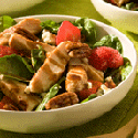 Chicken and Strawberry Spinach Salad
