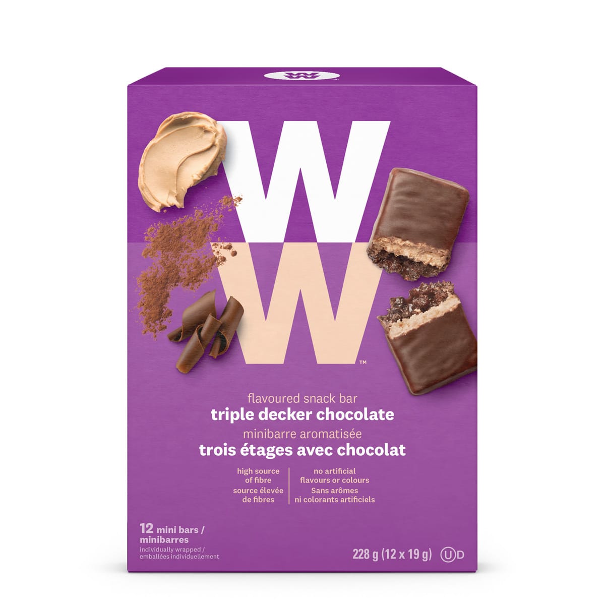 Triple Decker Chocolate Mini Bar 3 Pack Ww Shop Weight Watchers