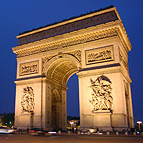 Arc de Triomphe and the Champs-Elysées 