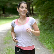 Woman jogging